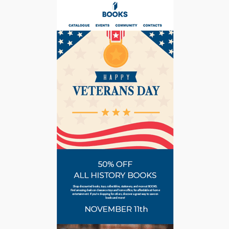 Veterans Day Book Store Deals